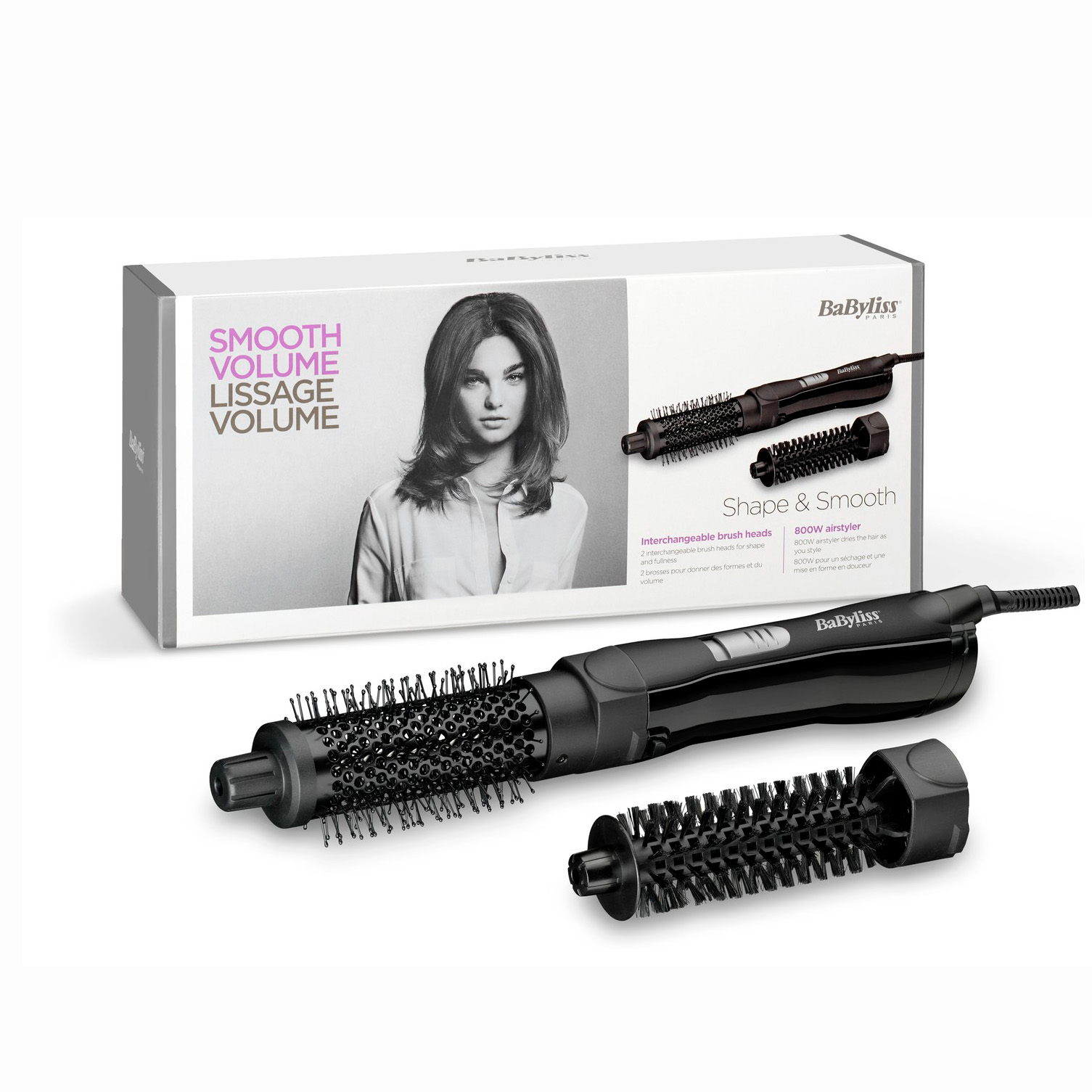 Фен-щетка BaByliss Shape & Smooth AS82E